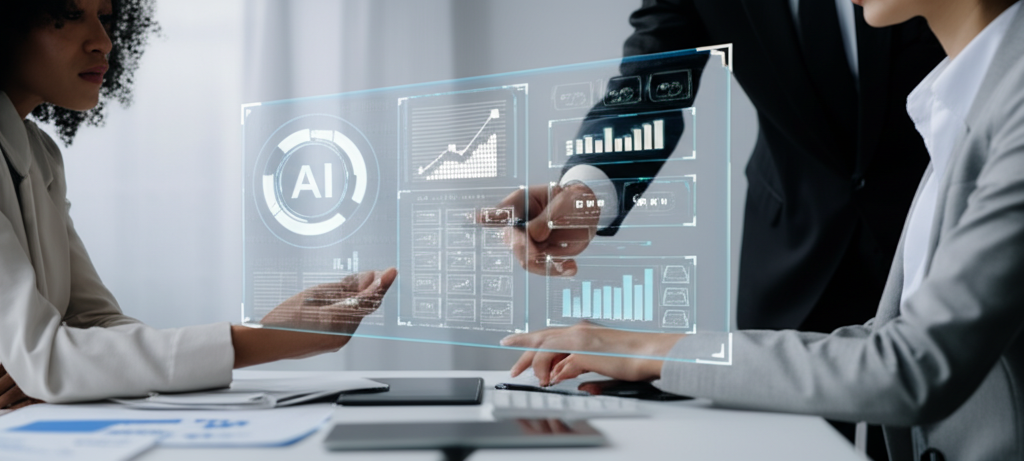 Lean legal operations team working with AI tools